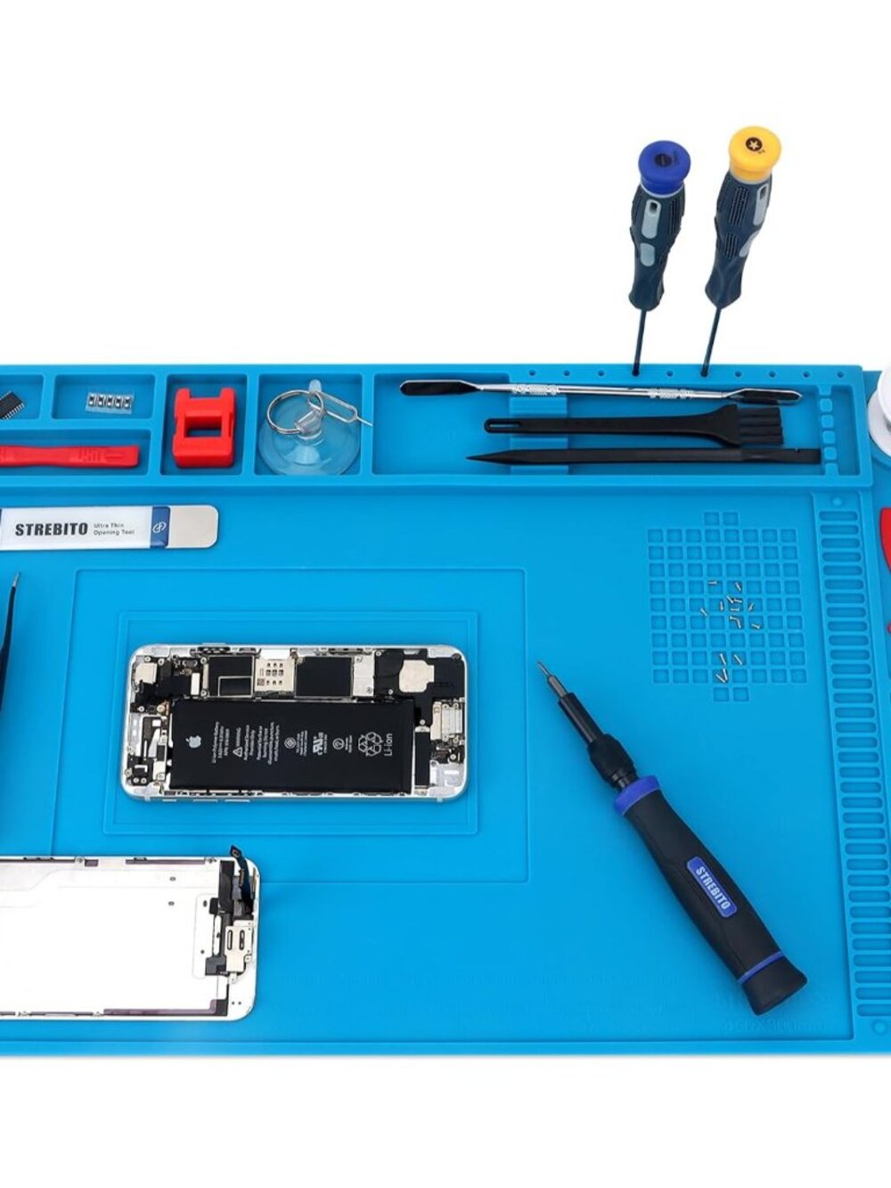 Silicone Soldering Repair Mat Magnetic Work Mat 17.7''x11.8''